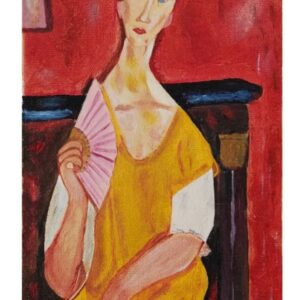 Portrait of Lunia Czechowska with a Fan