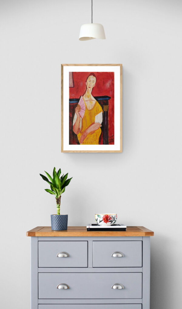 Portrait of Lunia Czechowska with a Fan - Image 2