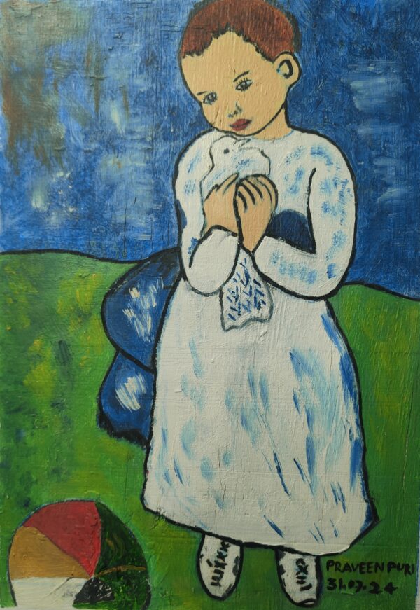 Child with a Dove